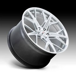 Cray Hammerhead Machined Silver Custom Corvette Wheels 2